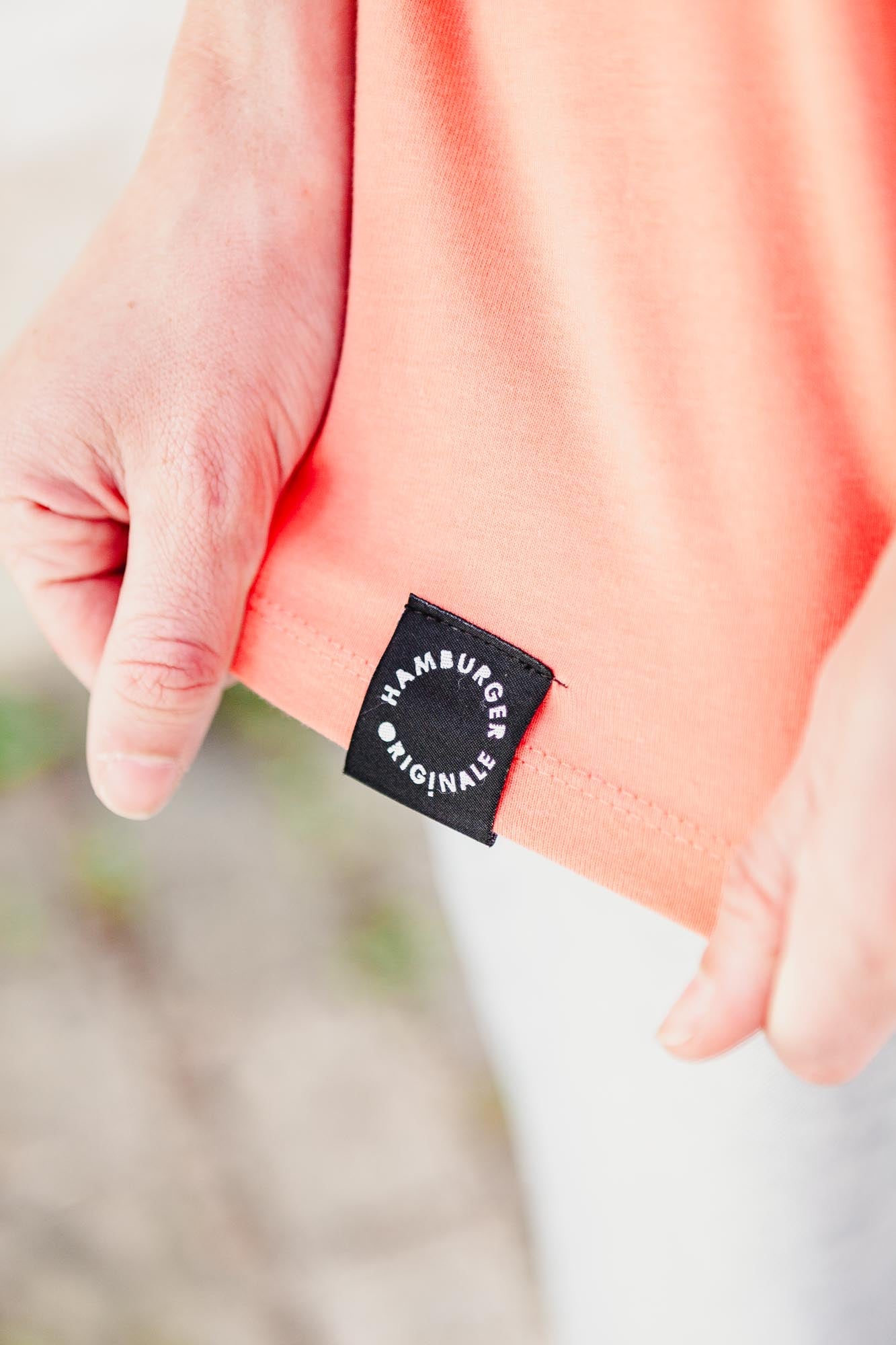 T-Shirt aus Bio-Baumwolle mit Logo vorne und hinten