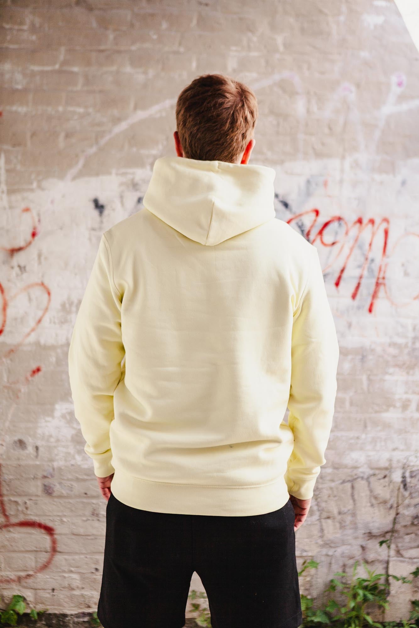 Hoodie aus Bio-Baumwolle mit Ton in Ton Logo