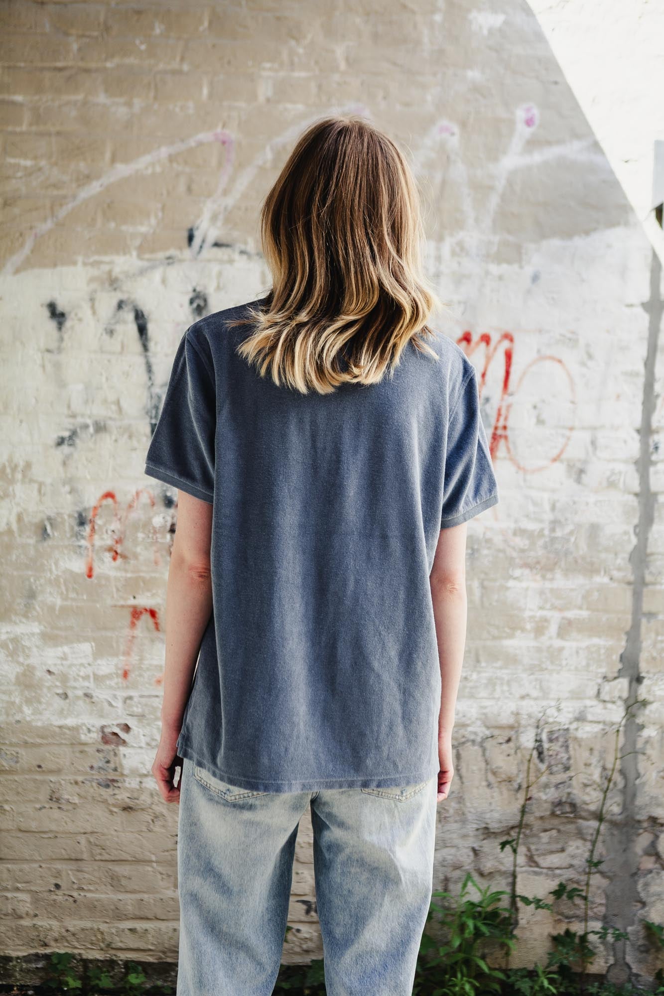 Frottee Polo-Shirt aus Bio-Baumwolle Made in Portugal