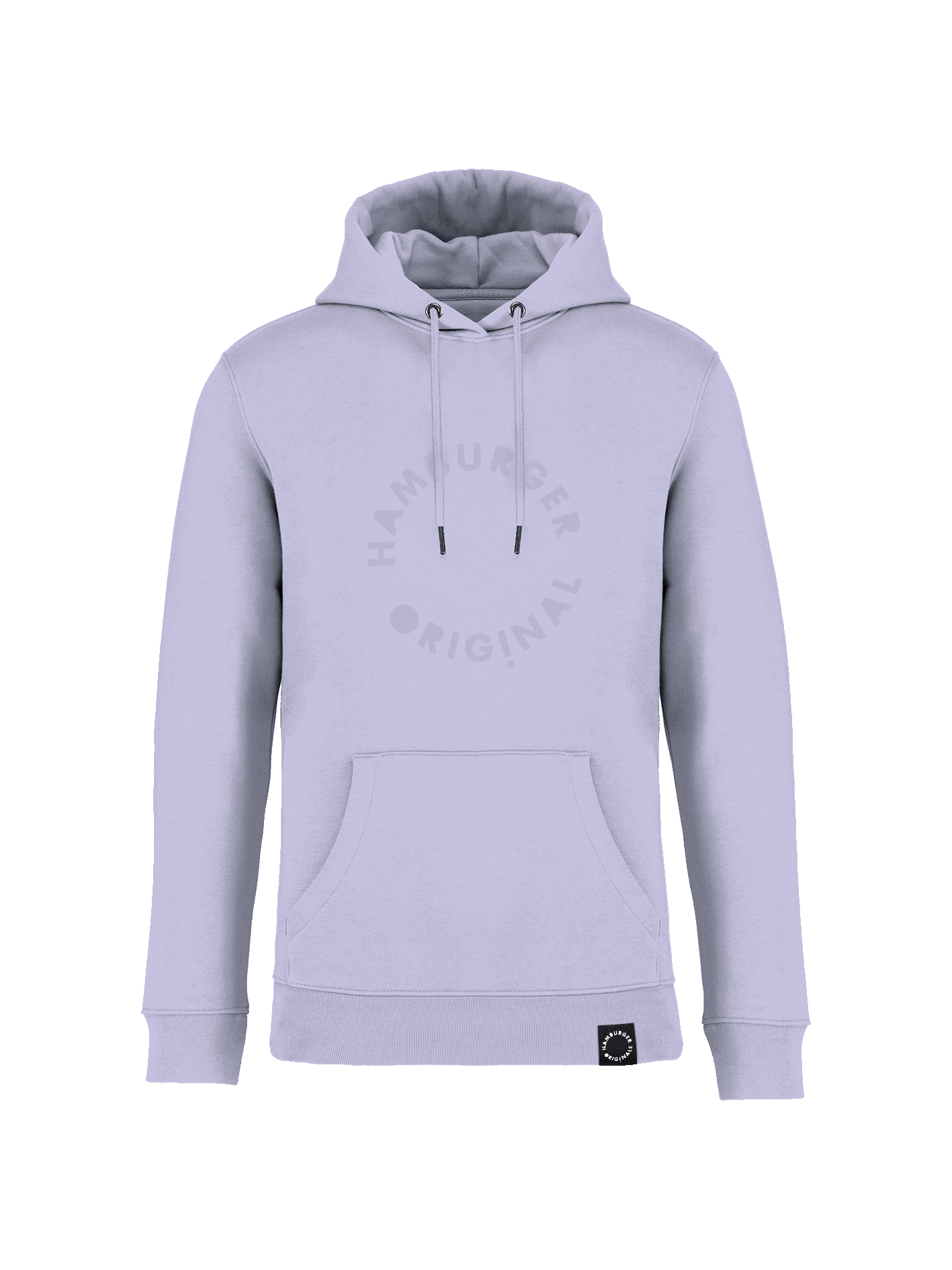Hoodie aus Bio-Baumwolle mit Ton in Ton Logo