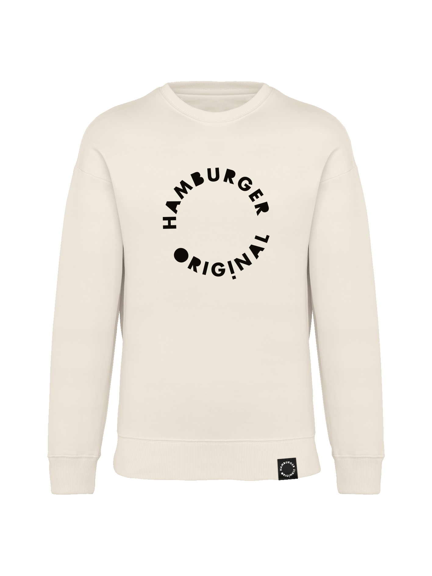 Schweres Oversized Sweatshirt aus Bio-Baumwolle mit Logo Made in Portugal