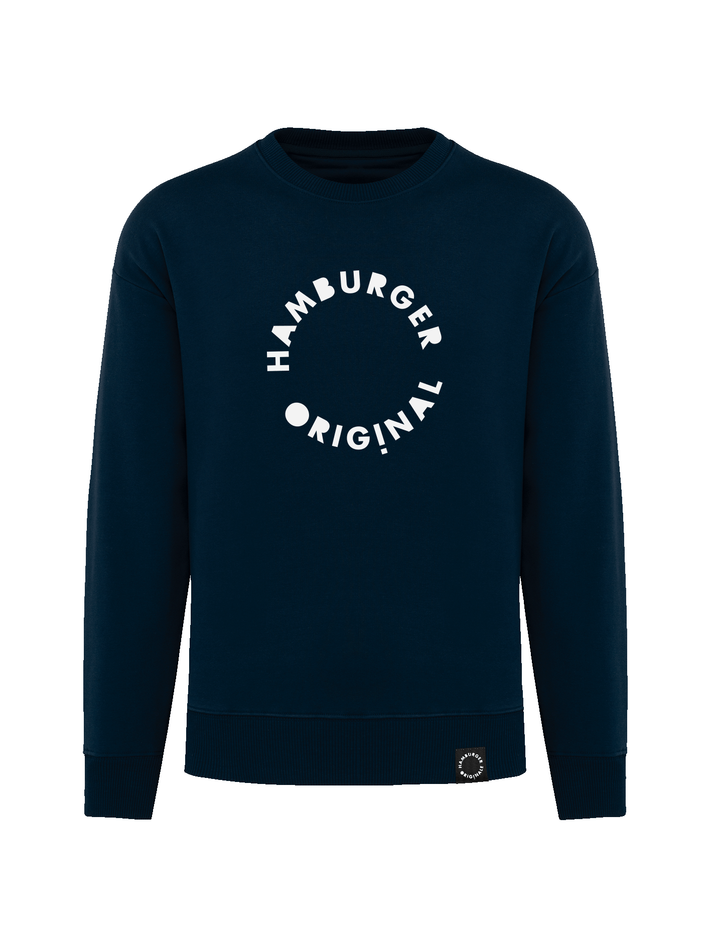 Schweres Oversized Sweatshirt aus Bio-Baumwolle mit Logo Made in Portugal