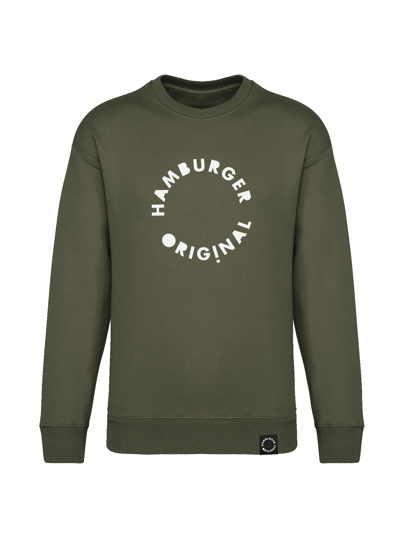 Schweres Oversized Sweatshirt aus Bio-Baumwolle mit Logo Made in Portugal