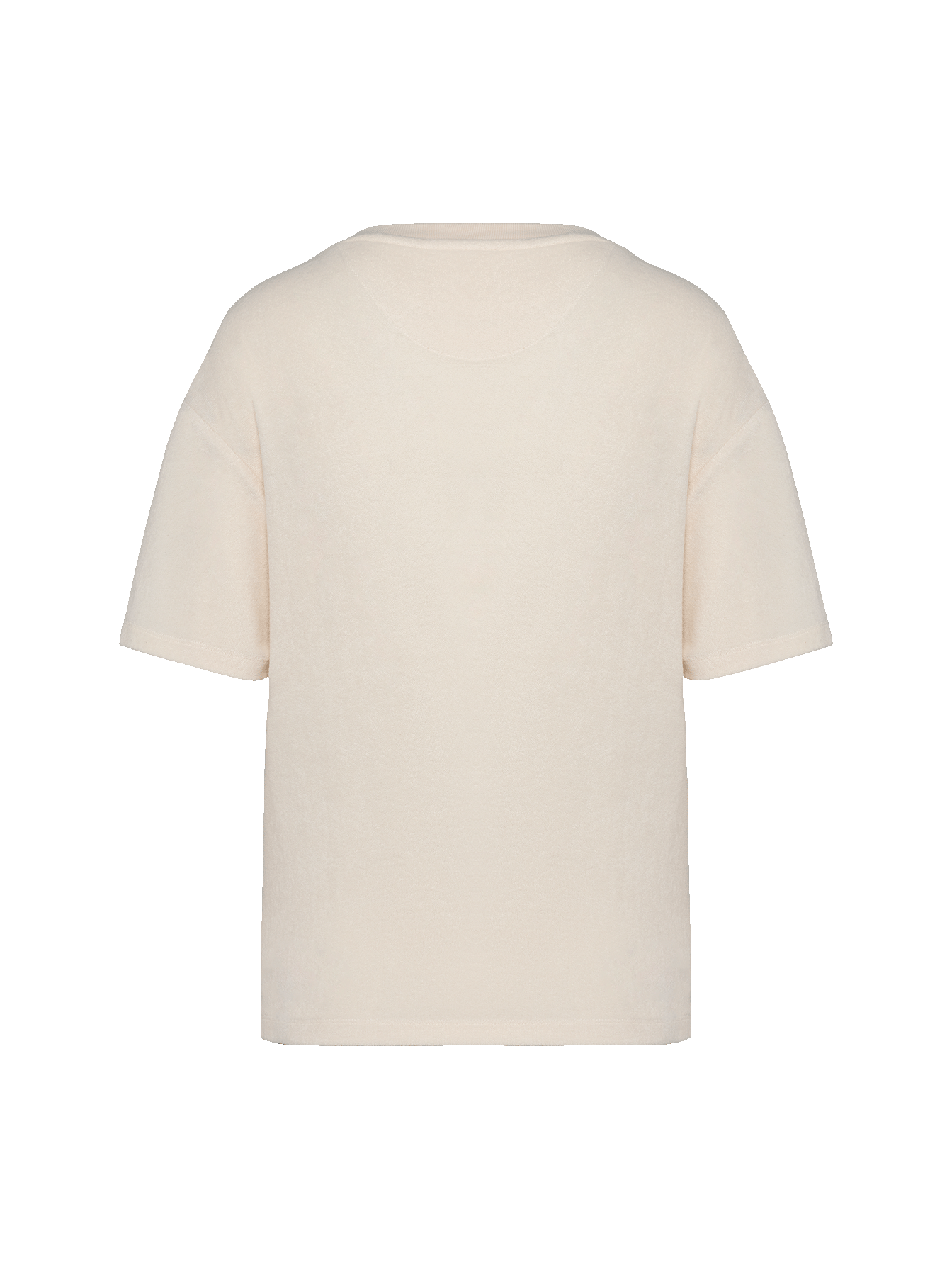 Frottee T-Shirt aus Bio-Baumwolle Made in Portugal Oversized