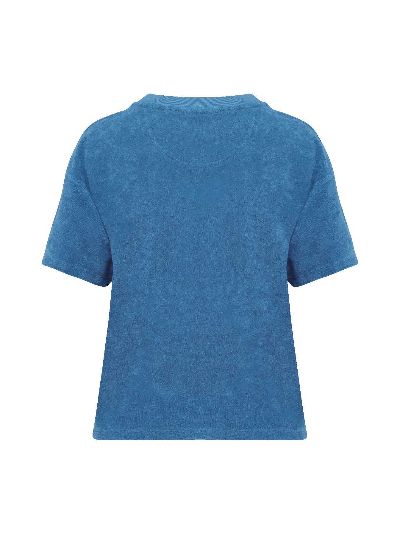 Frottee T-Shirt aus Bio-Baumwolle Made in Portugal Oversized