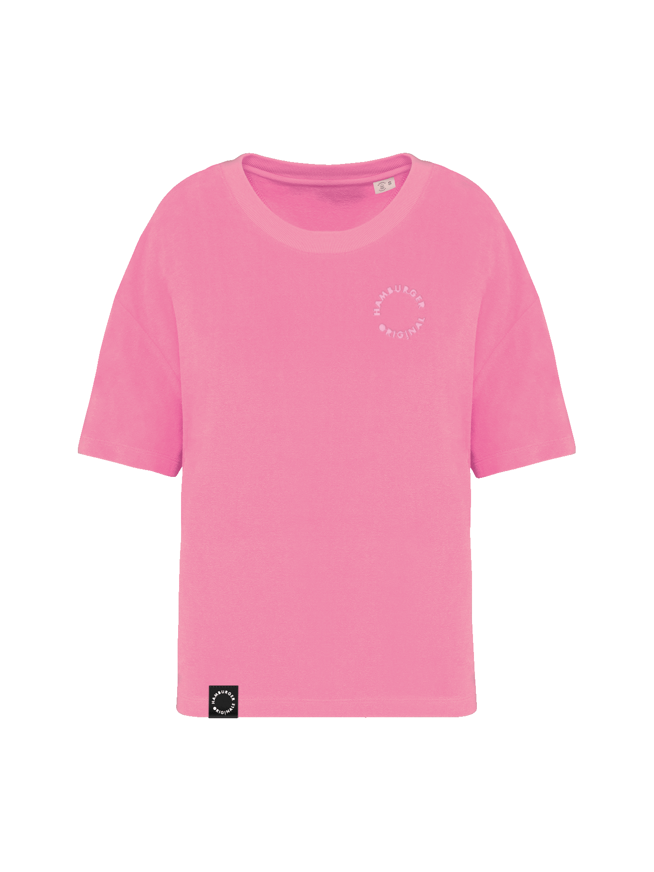 Frottee T-Shirt aus Bio-Baumwolle Made in Portugal Oversized