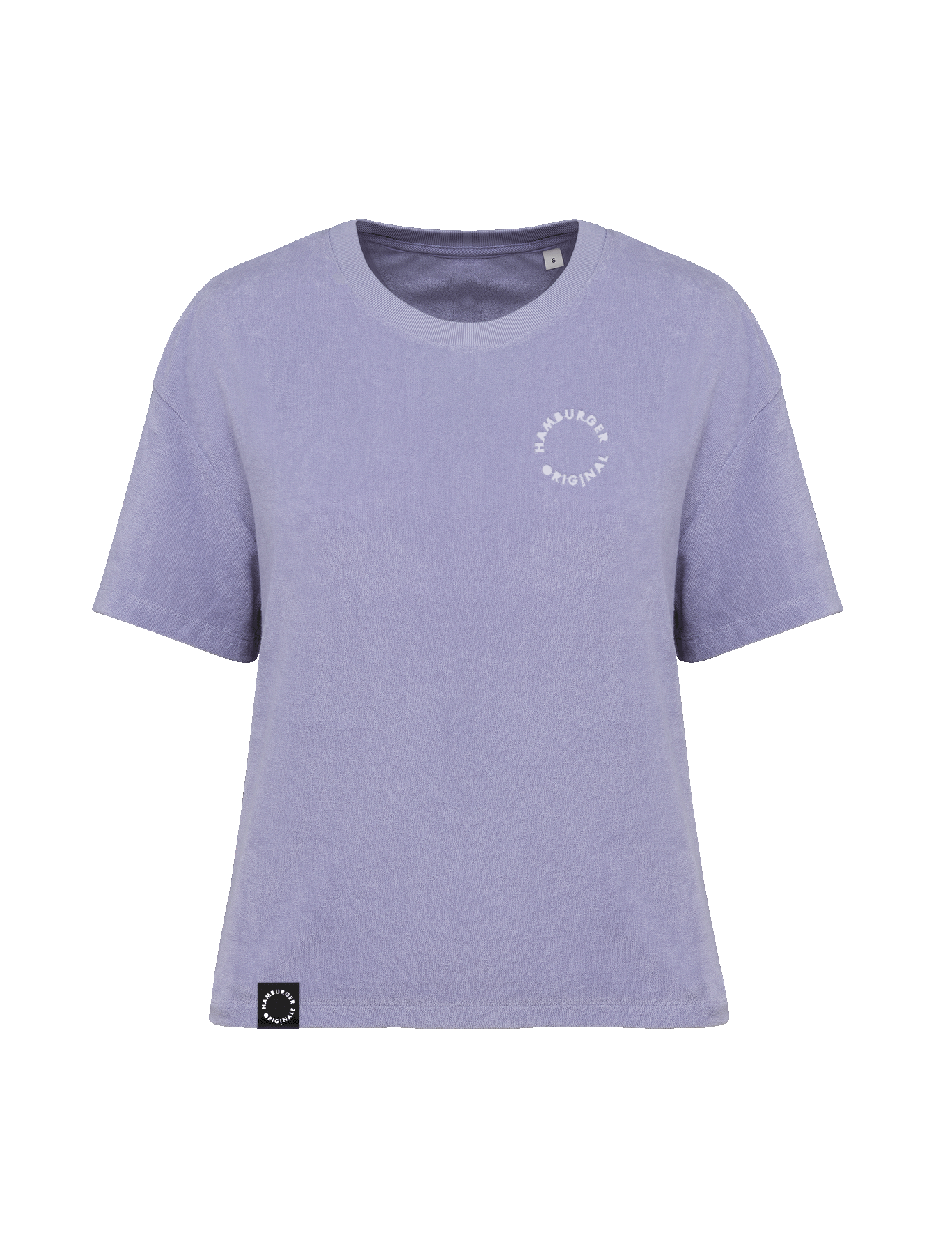 Frottee T-Shirt aus Bio-Baumwolle Made in Portugal Oversized