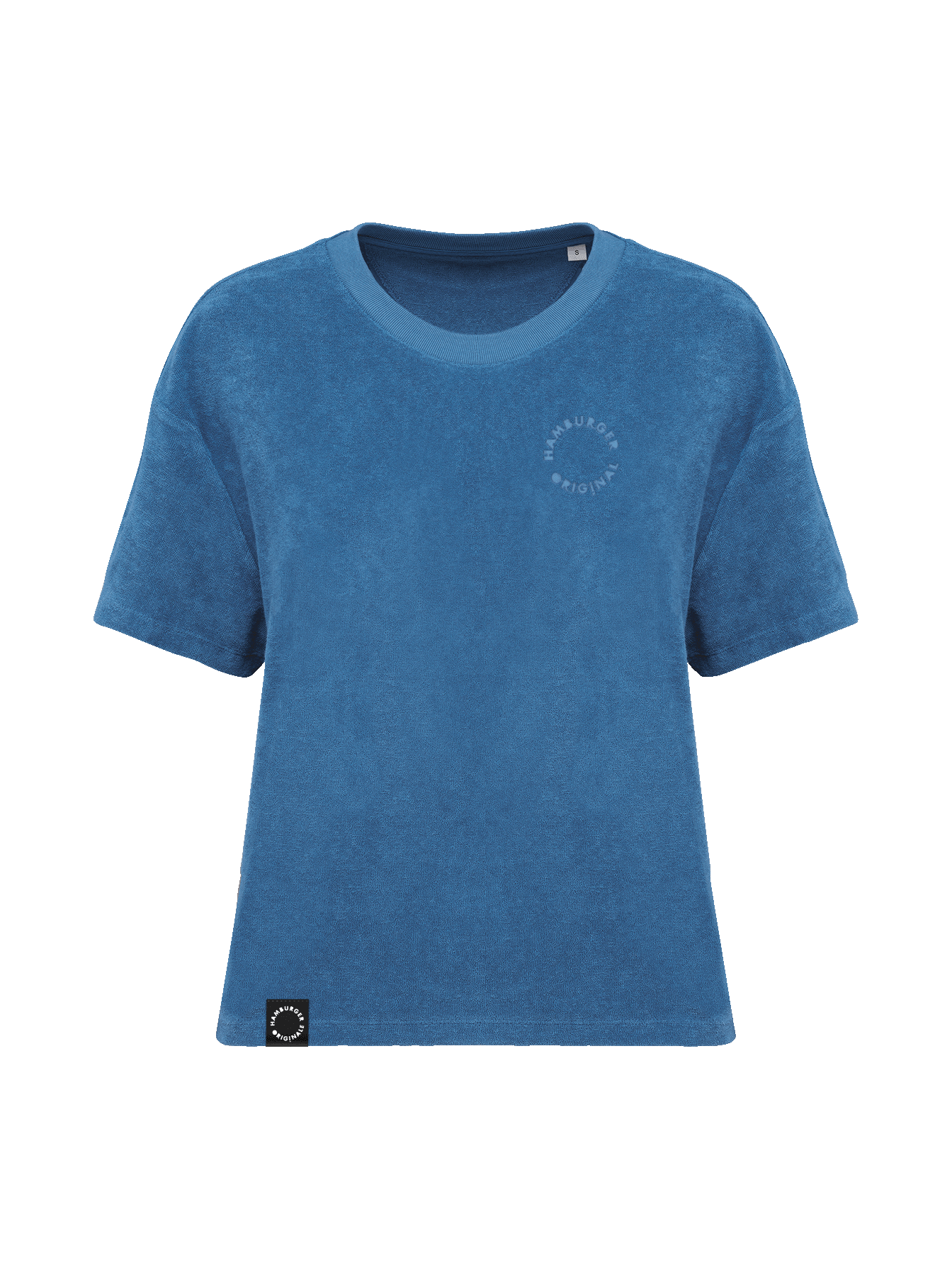 Frottee T-Shirt aus Bio-Baumwolle Made in Portugal Oversized
