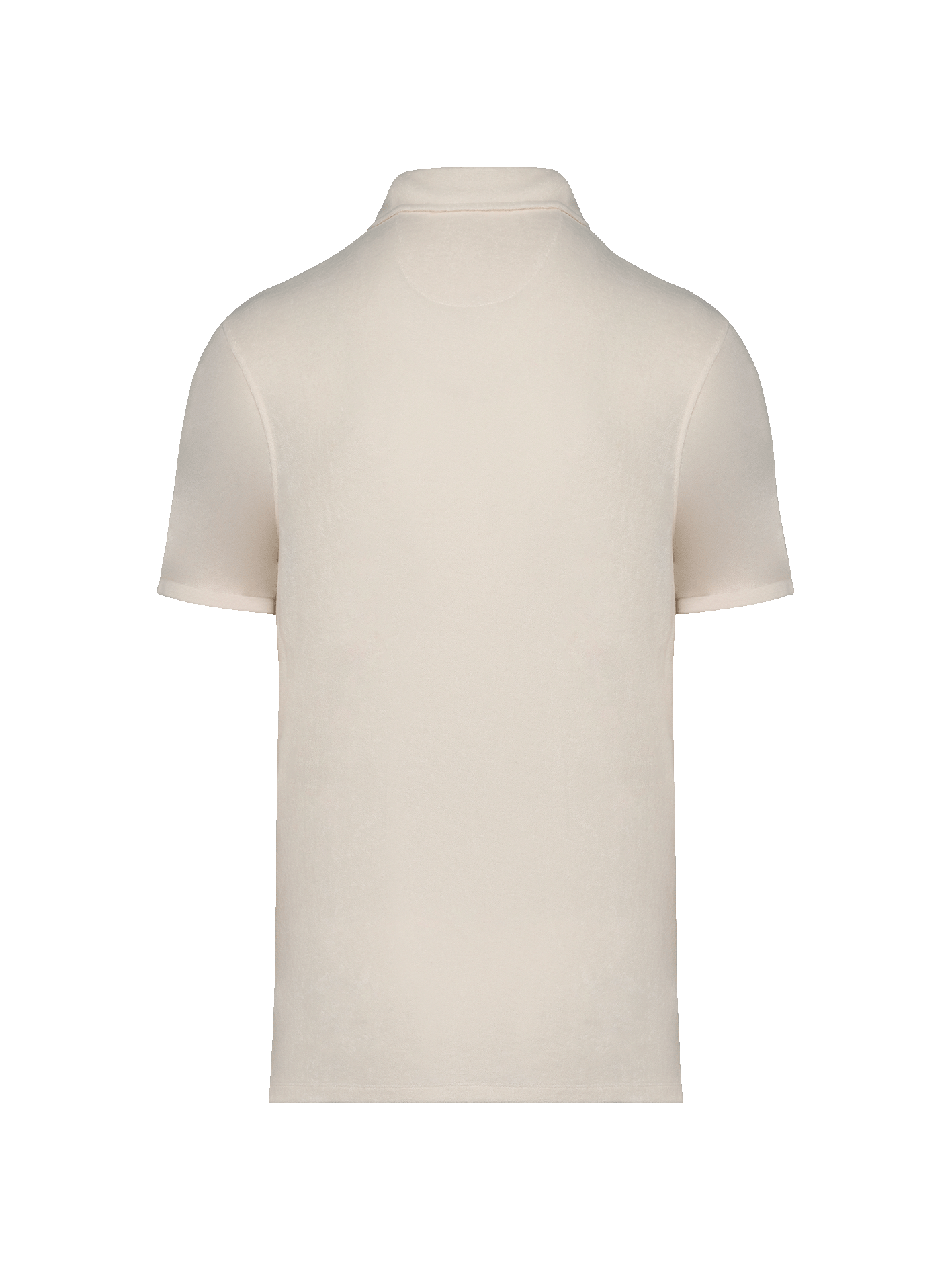 Frottee Polo-Shirt aus Bio-Baumwolle Made in Portugal
