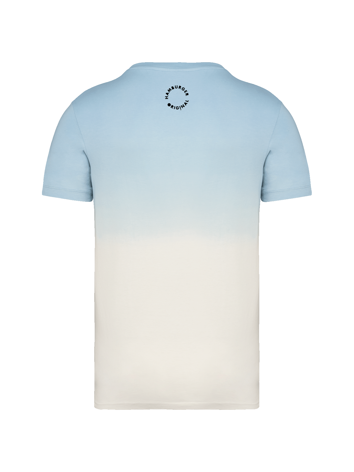 T-Shirt mit Farbverlauf aus Bio-Baumwolle und kleinem Logo hinten