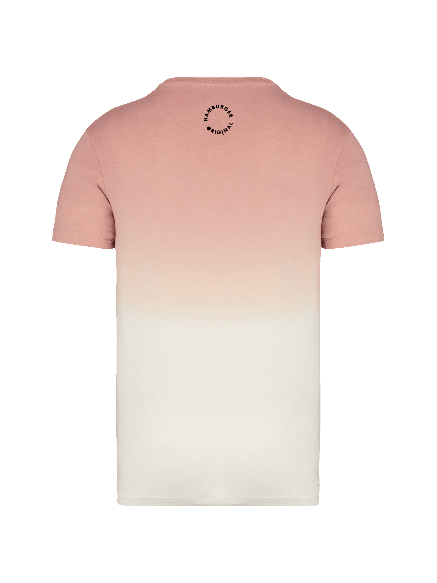 T-Shirt mit Farbverlauf aus Bio-Baumwolle und kleinem Logo hinten