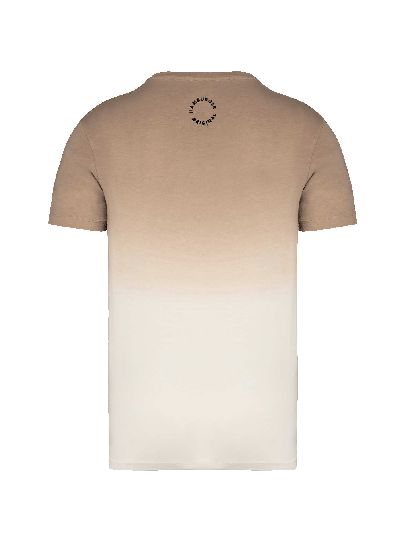T-Shirt mit Farbverlauf aus Bio-Baumwolle und kleinem Logo hinten