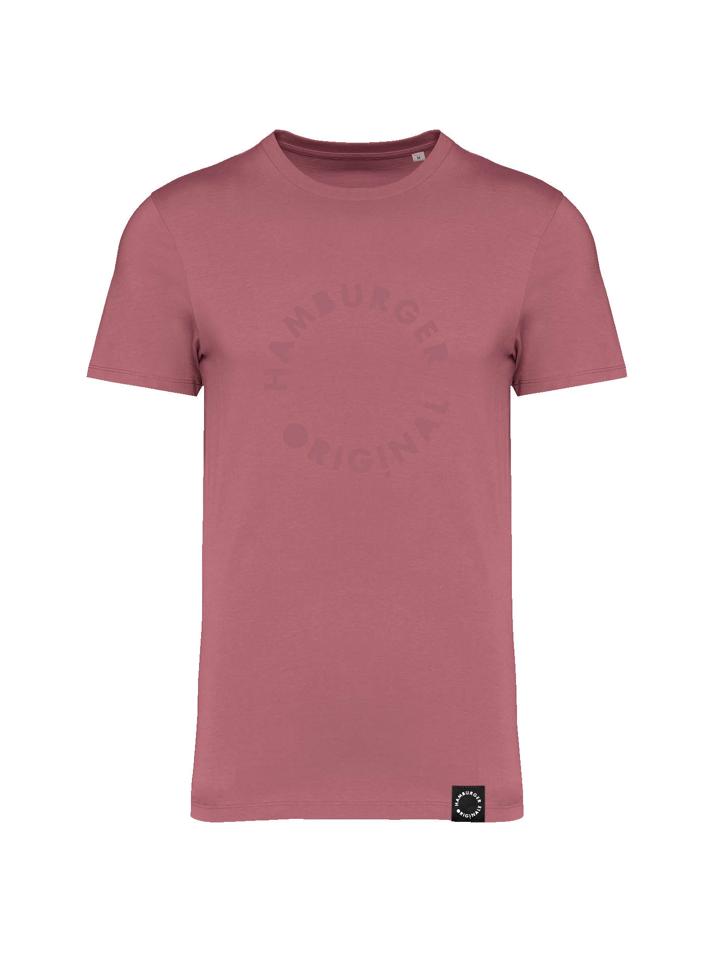 T-Shirt aus Bio-Baumwolle mit Ton in Ton Logo