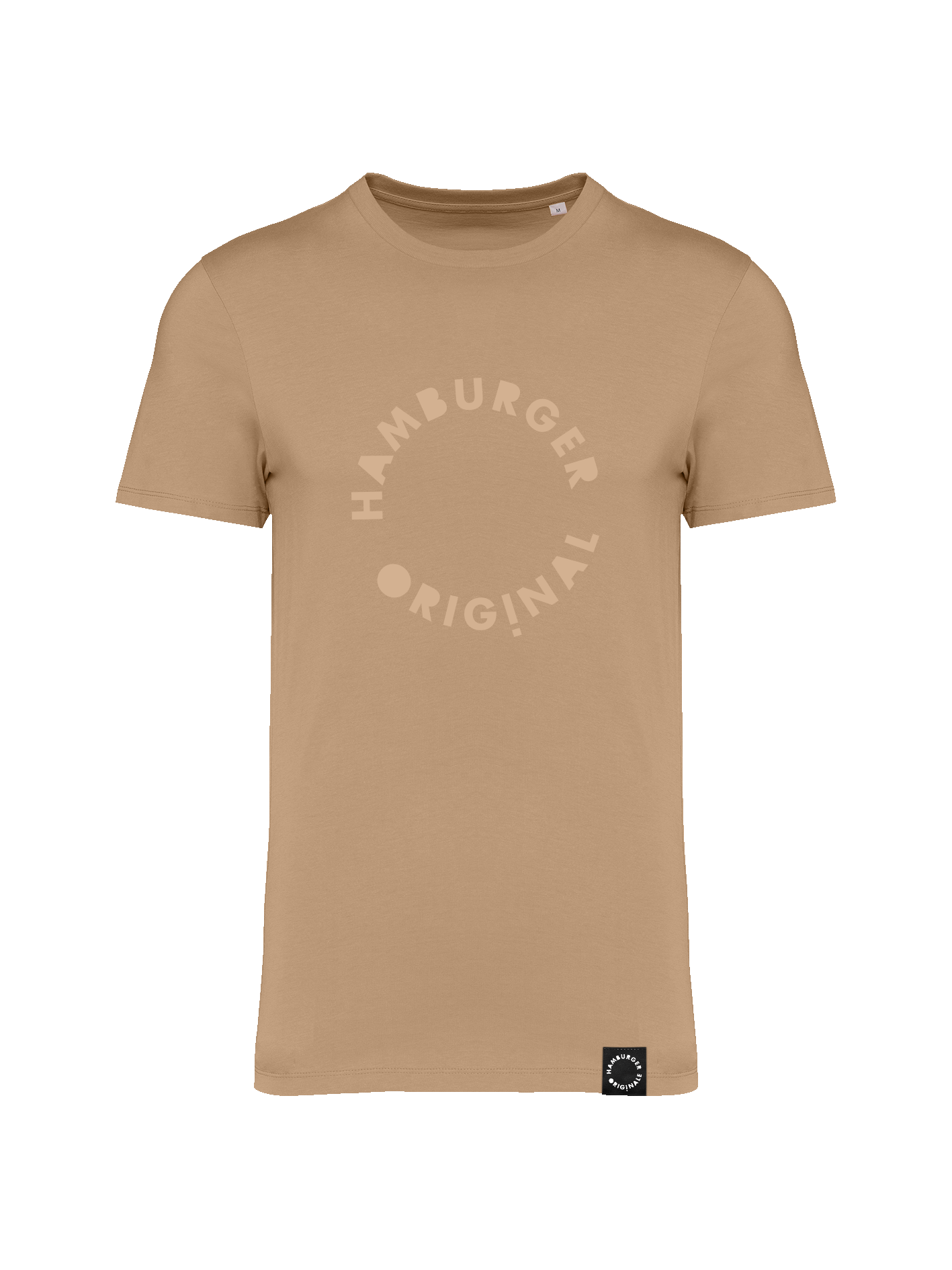 T-Shirt aus Bio-Baumwolle mit Ton in Ton Logo