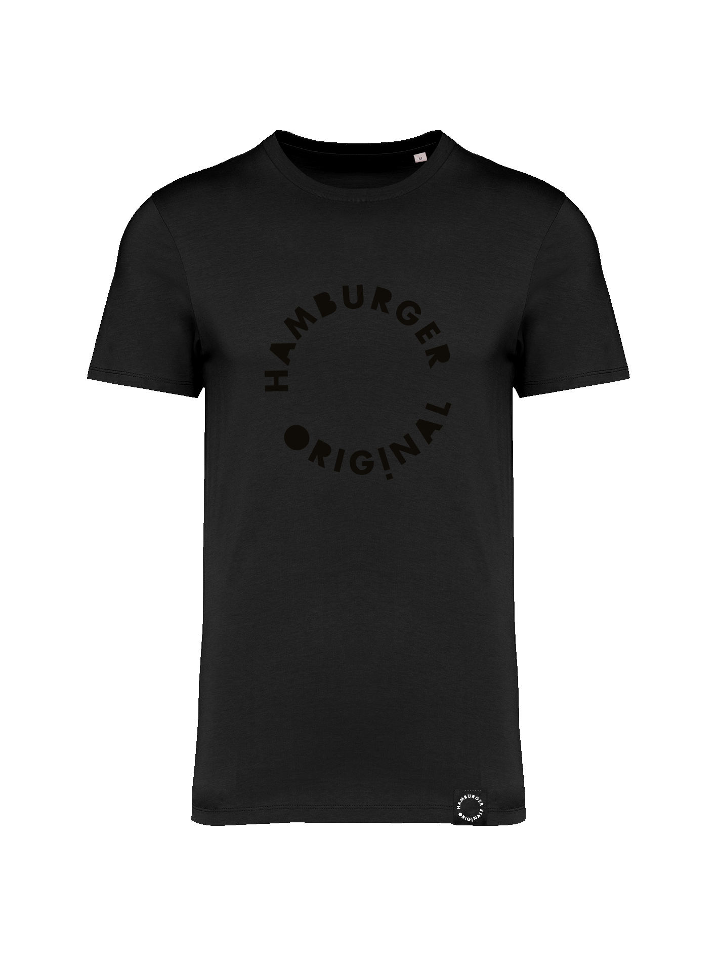T-Shirt aus Bio-Baumwolle mit Ton in Ton Logo