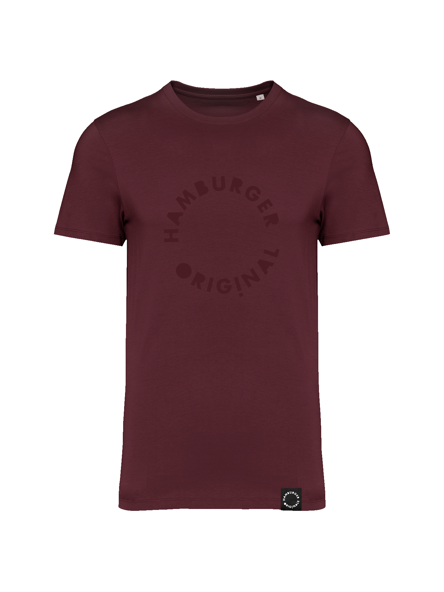 T-Shirt aus Bio-Baumwolle mit Ton in Ton Logo