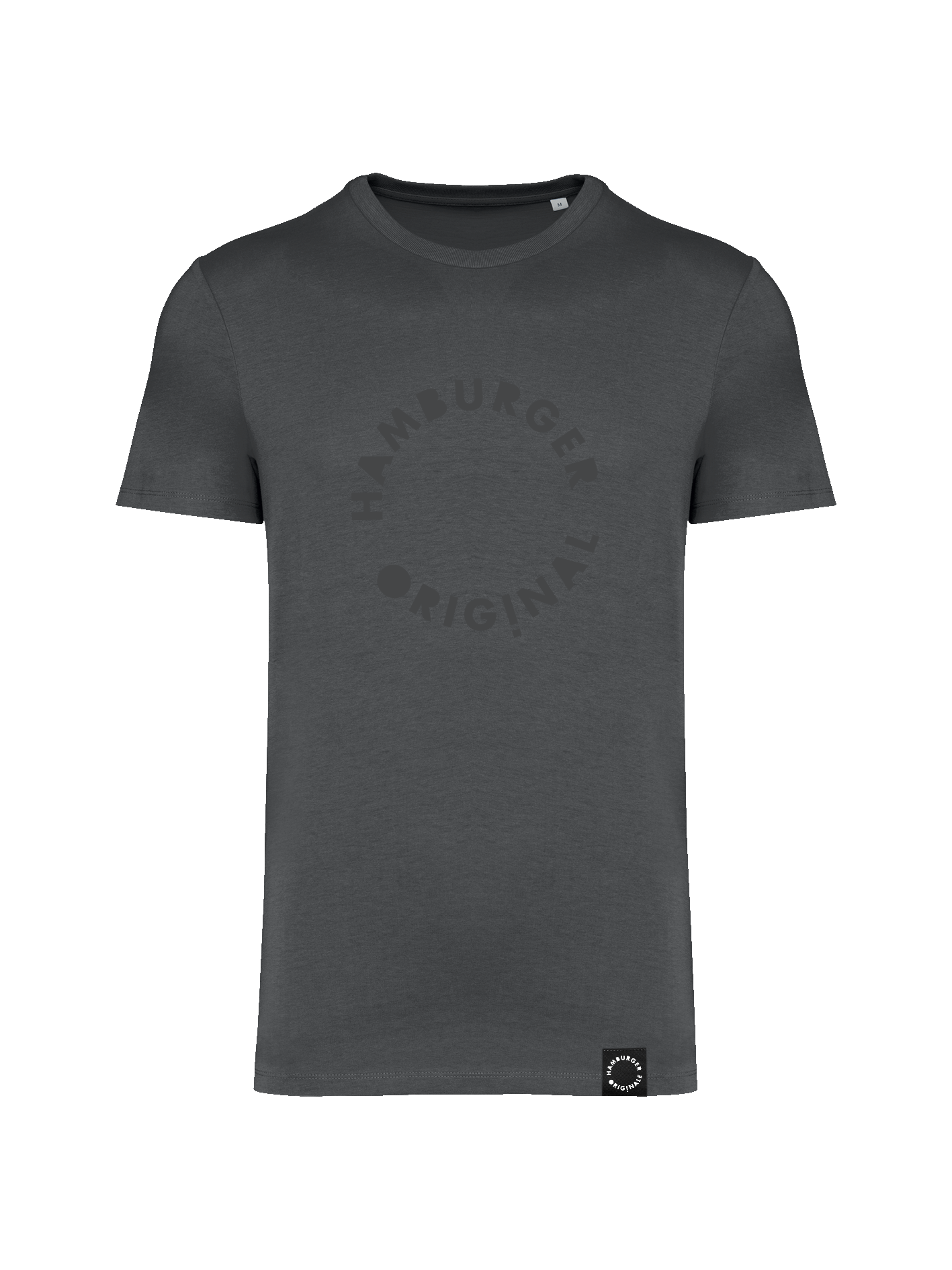 T-Shirt aus Bio-Baumwolle mit Ton in Ton Logo