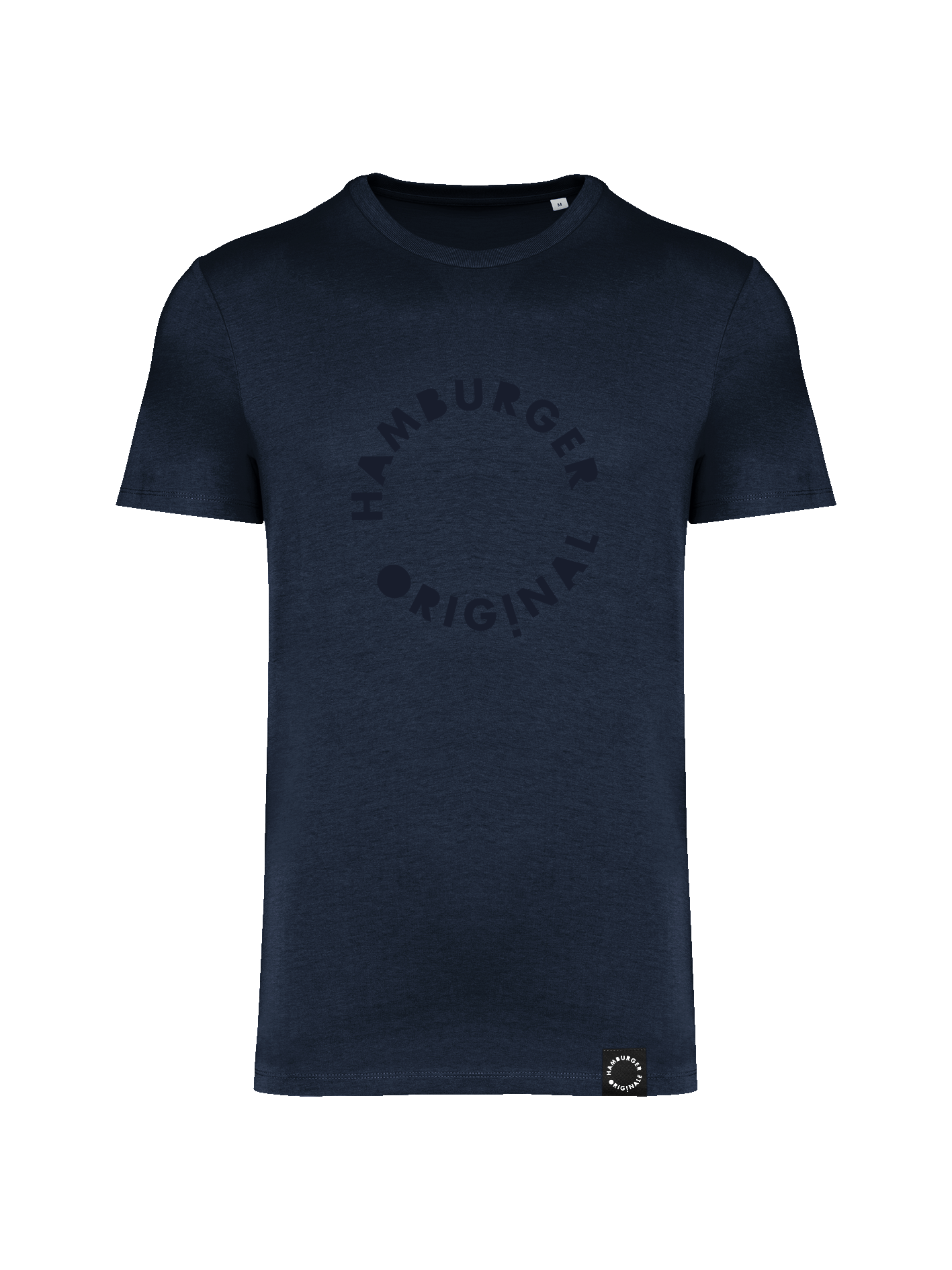 T-Shirt aus Bio-Baumwolle mit Ton in Ton Logo