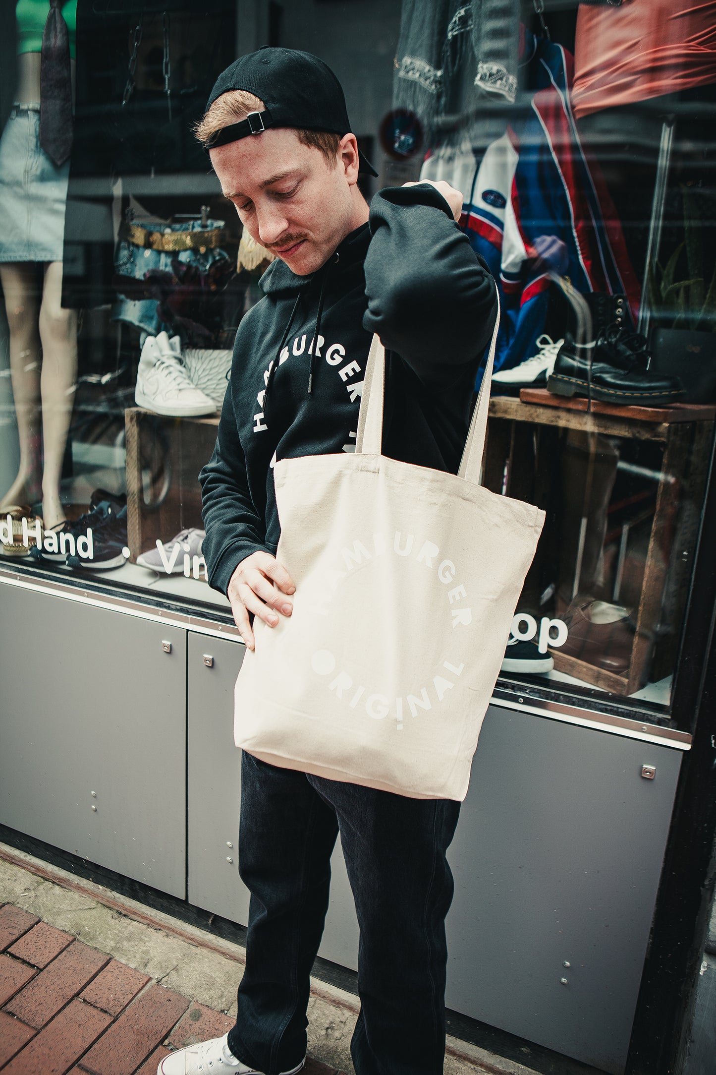 Shoppingtasche aus Bio-Baumwolle mit Logo