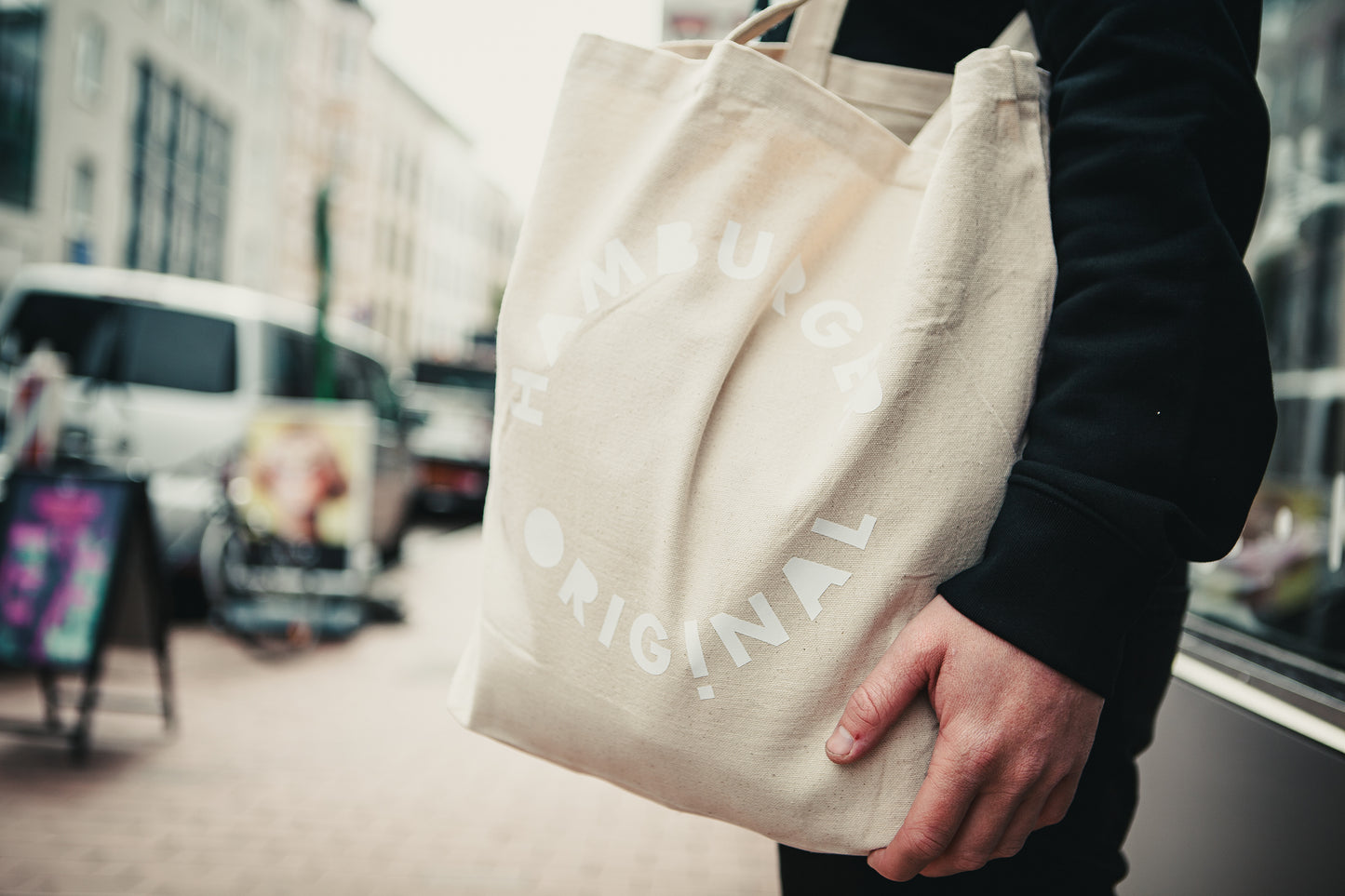 Shoppingtasche aus Bio-Baumwolle mit Logo