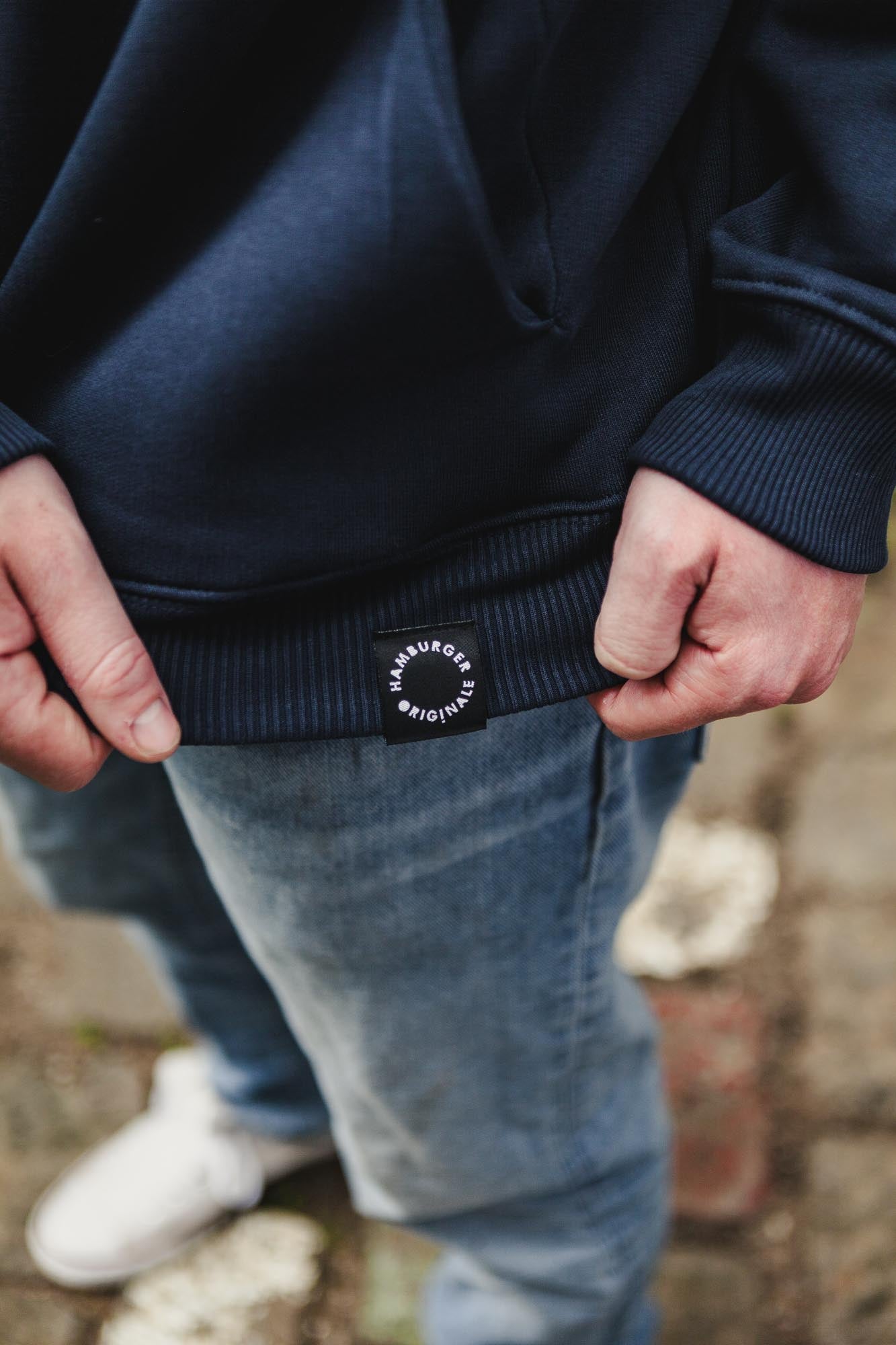 Schwerer Hoodie aus Bio-Baumwolle Made in Portugal Oversized
