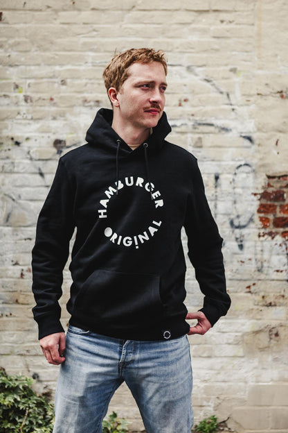 Hoodie aus Bio-Baumwolle mit großem Logo