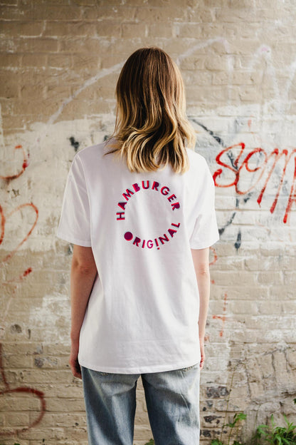 Oversized T-Shirt aus Bio Baumwolle mit 3D Logos