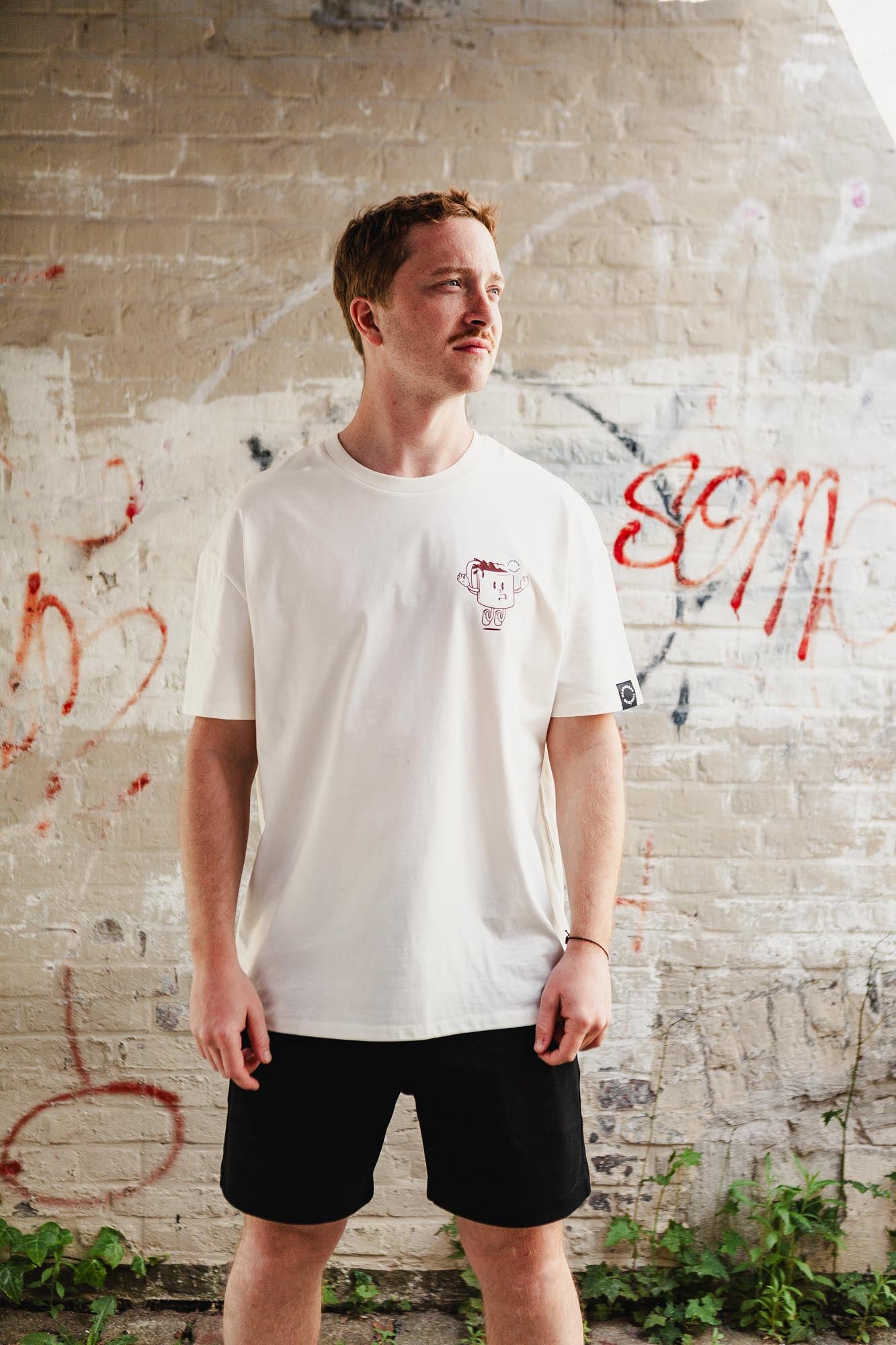 Oversized T-Shirt aus Bio-Baumwolle "Moingiorno Kinners"