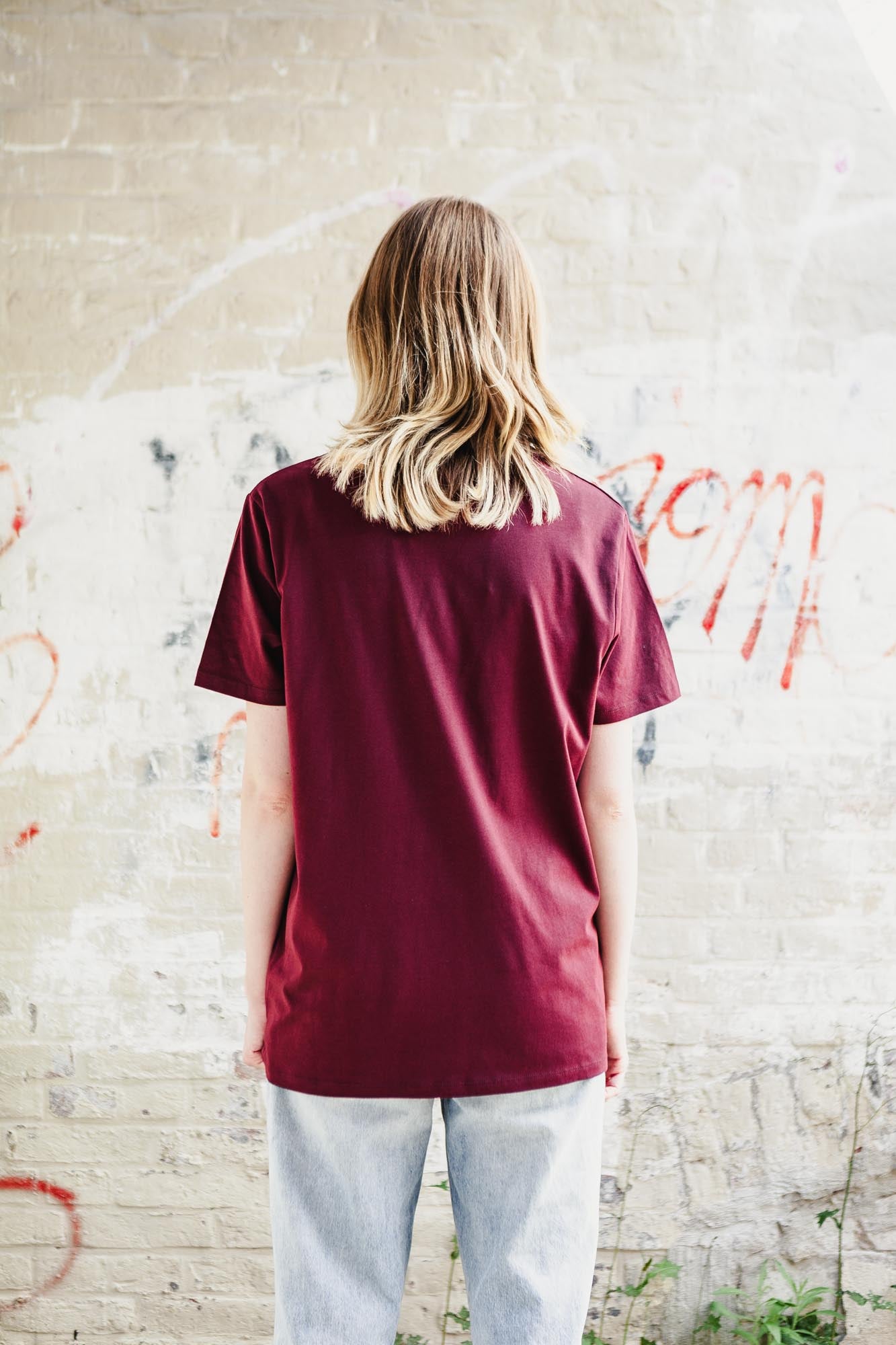 T-Shirt aus Bio-Baumwolle "Zu Dir oder zum Fischmarkt?"