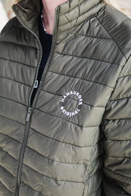 Leichte Daunenjacke aus recycelten Materialien