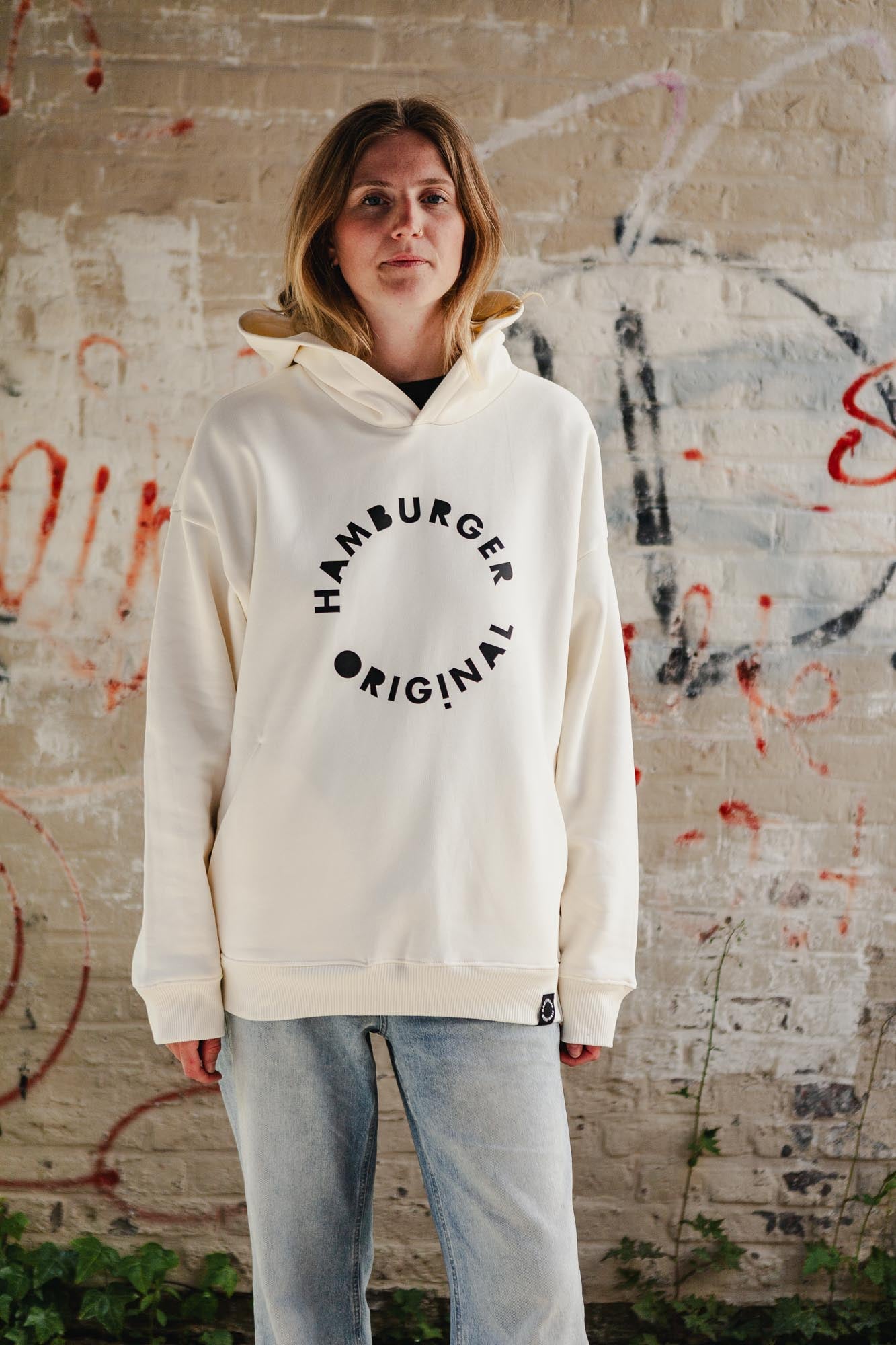 Schwerer Hoodie aus Bio-Baumwolle Made in Portugal Oversized