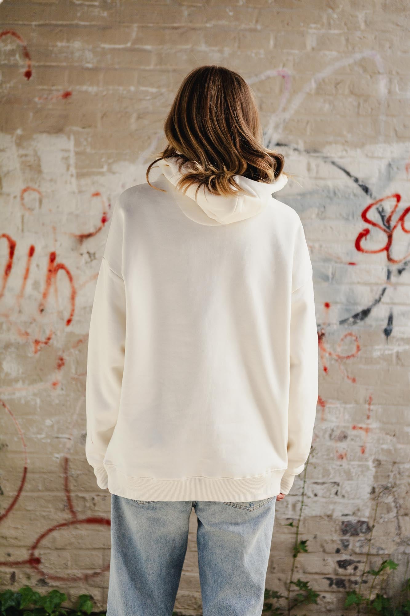 Schwerer Hoodie aus Bio-Baumwolle Made in Portugal Oversized