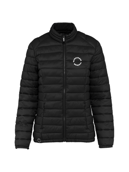 Leichte, taillierte Daunenjacke aus recycelten Materialien