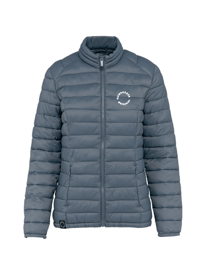 Leichte, taillierte Daunenjacke aus recycelten Materialien