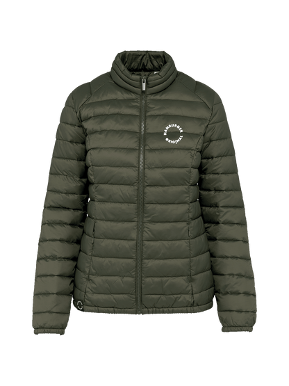 Leichte, taillierte Daunenjacke aus recycelten Materialien