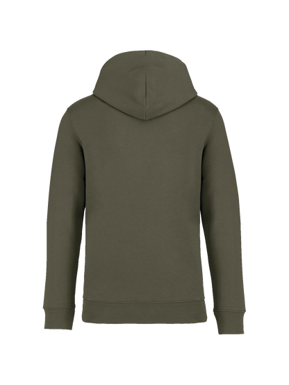 Hoodie aus Bio-Baumwolle mit großem Logo