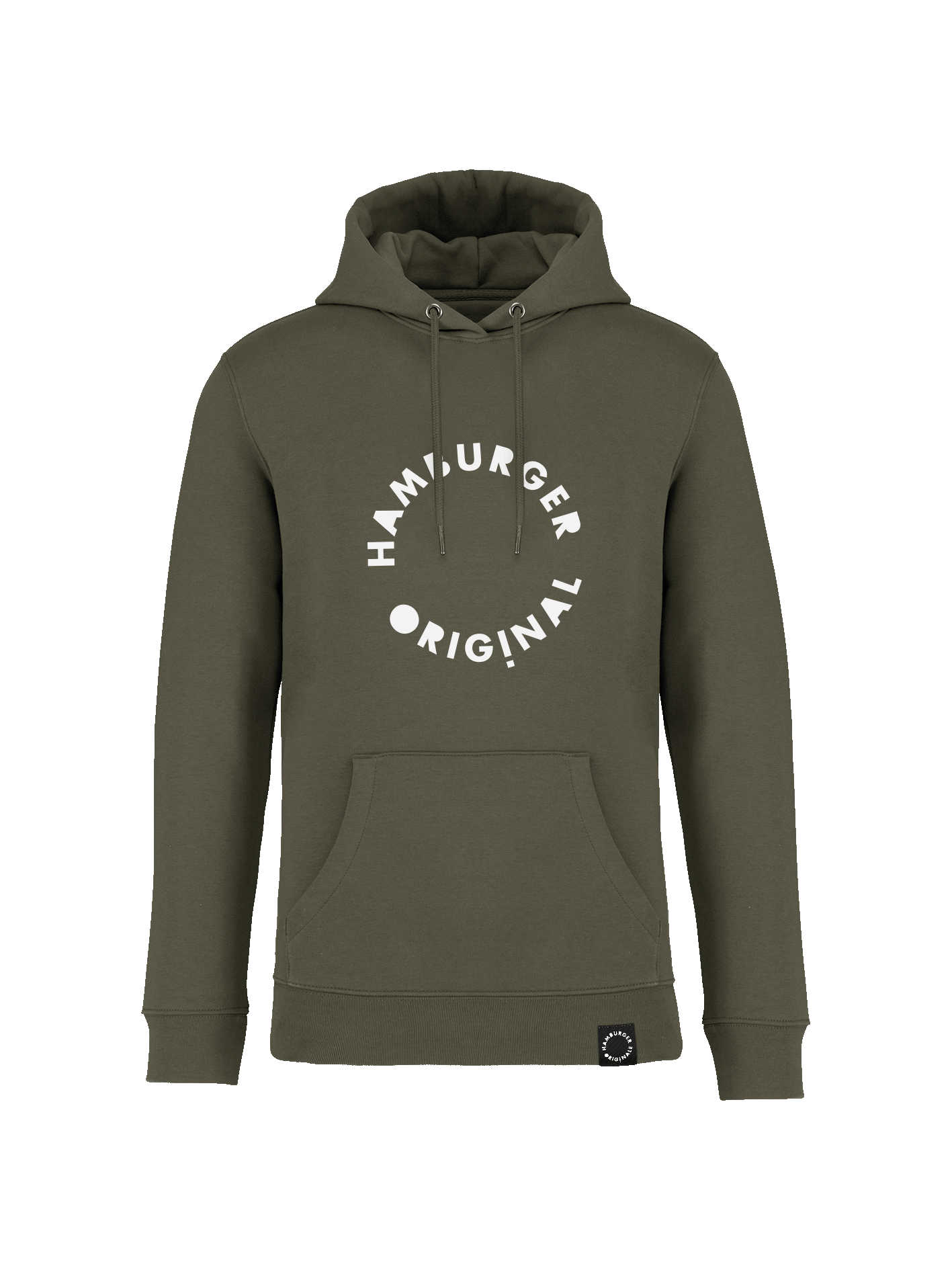 Hoodie aus Bio-Baumwolle mit großem Logo