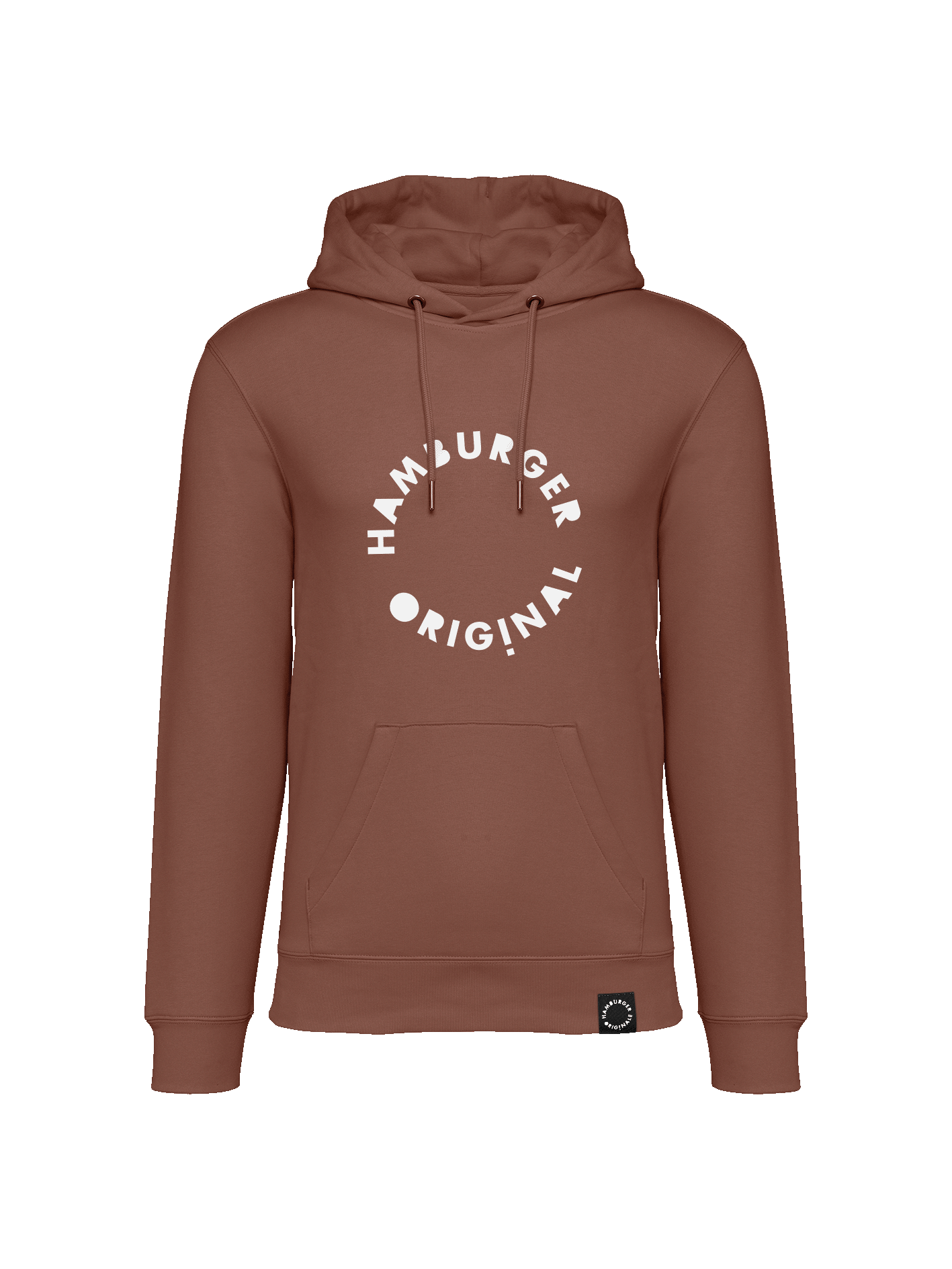 Hoodie aus Bio-Baumwolle mit großem Logo