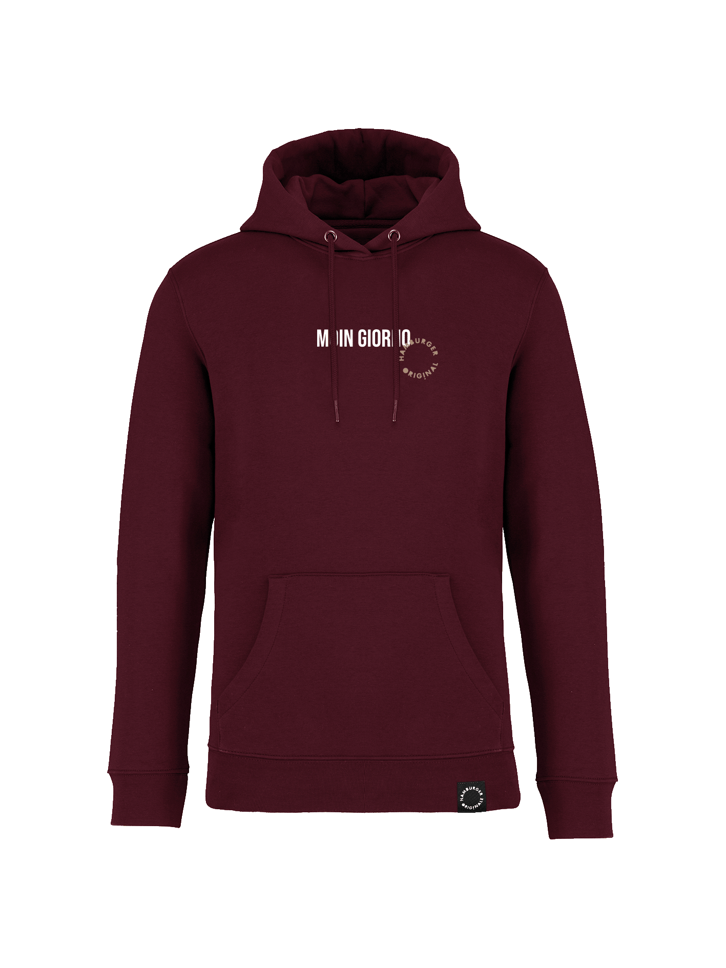 Hoodie aus Bio-Baumwolle "Moin Giorno"