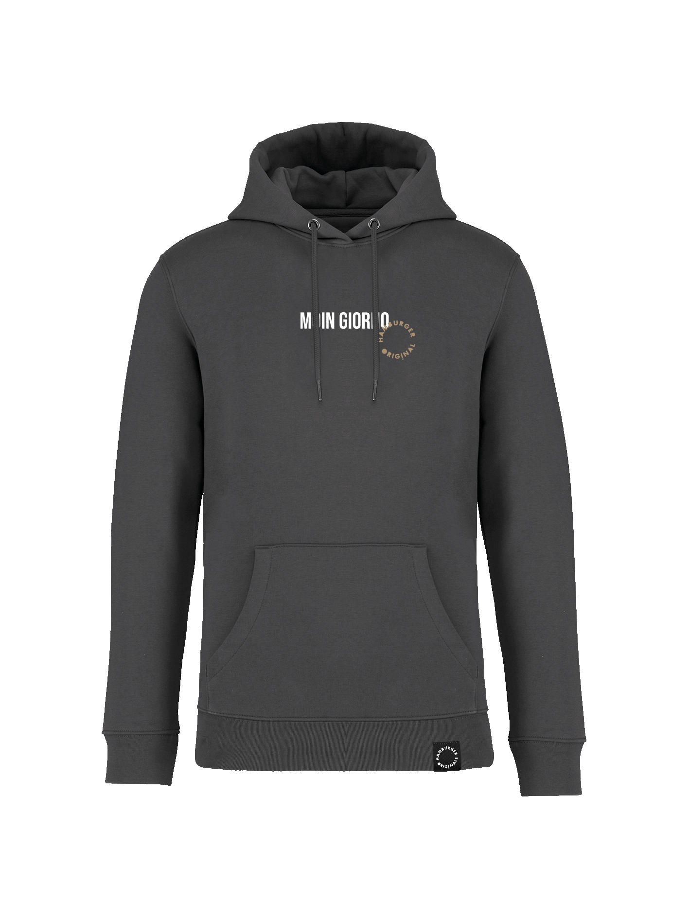 Hoodie aus Bio-Baumwolle "Moin Giorno"