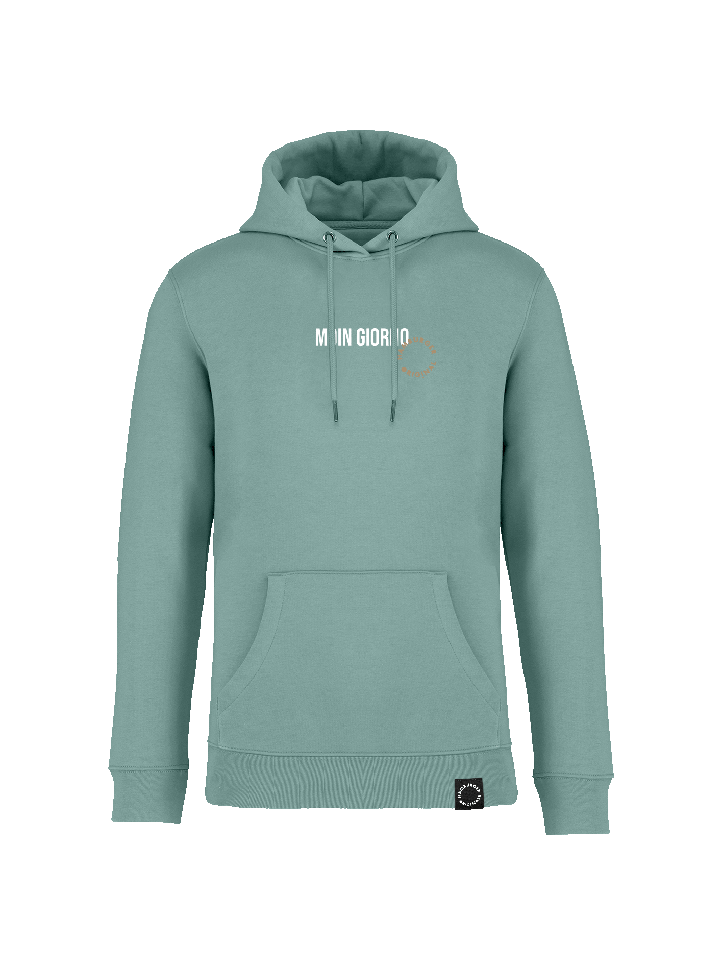 Hoodie aus Bio-Baumwolle "Moin Giorno"