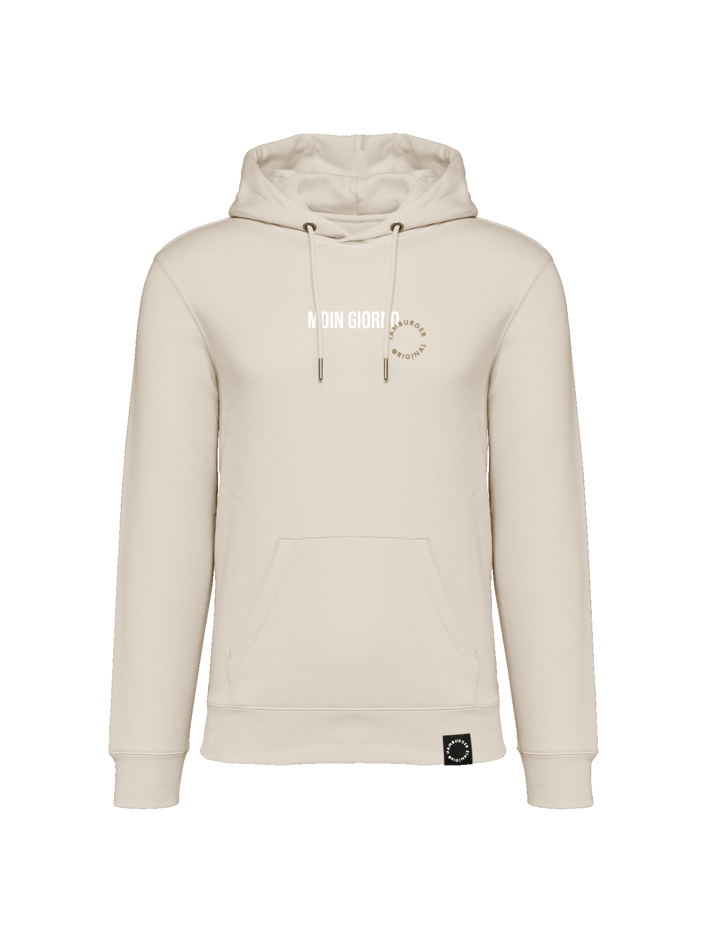 Hoodie aus Bio-Baumwolle "Moin Giorno"