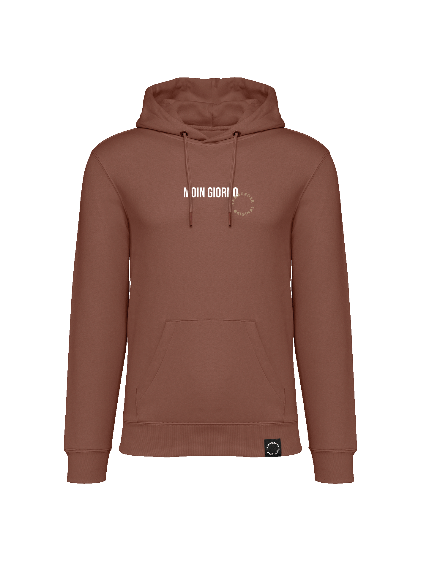 Hoodie aus Bio-Baumwolle "Moin Giorno"