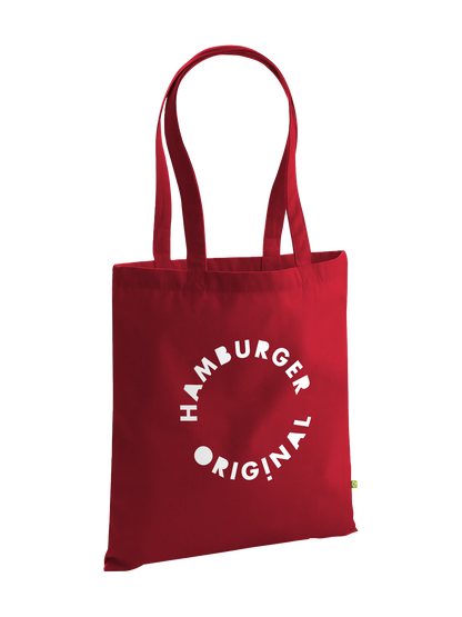 Schwerer Jutebeutel Bio-Baumwolle mit Logo