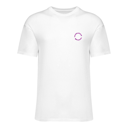 Oversized T-Shirt aus Bio Baumwolle mit 3D Logos