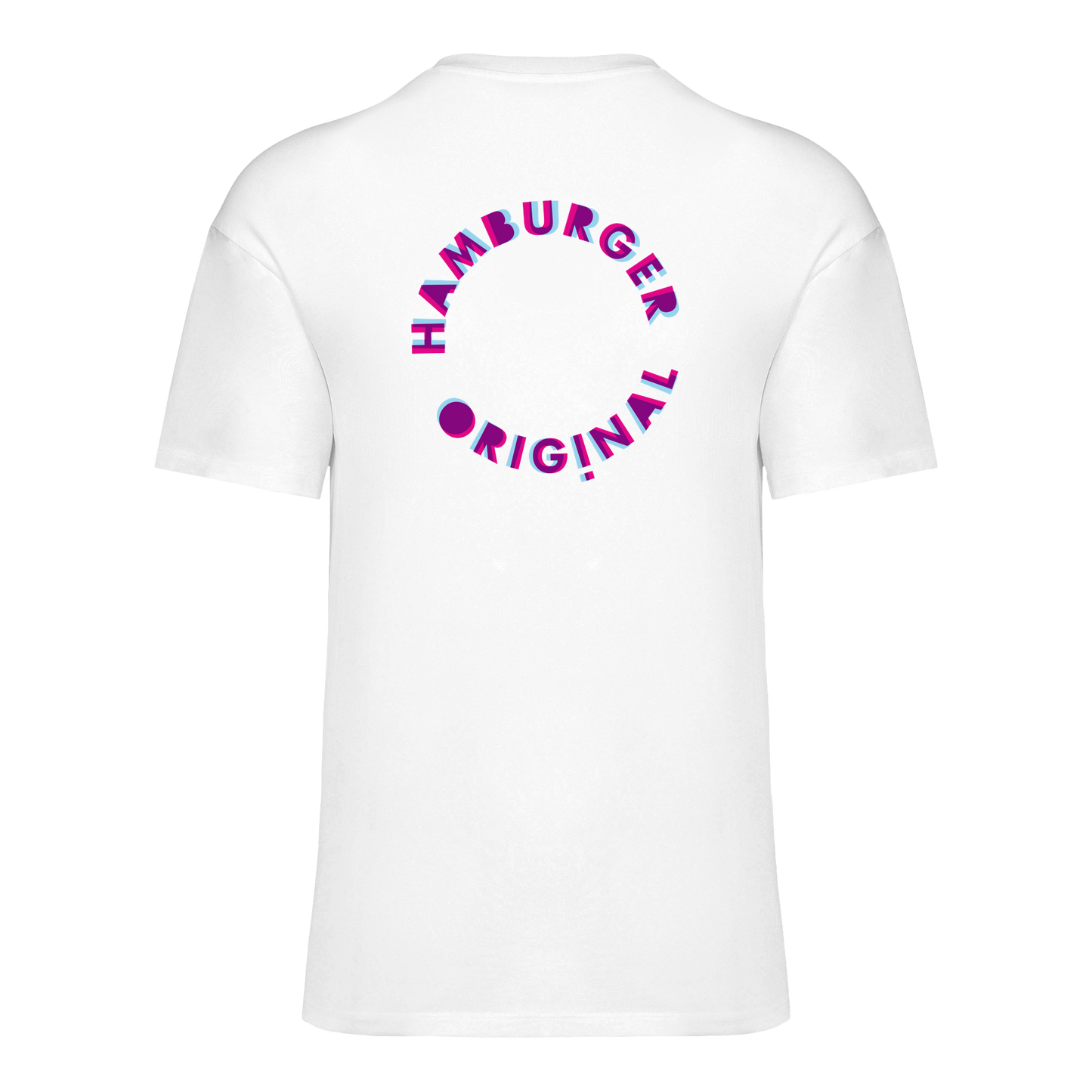 Oversized T-Shirt aus Bio Baumwolle mit 3D Logos