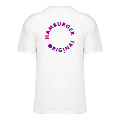 Oversized T-Shirt aus Bio Baumwolle mit 3D Logos