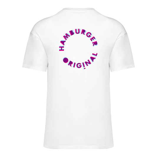Oversized T-Shirt aus Bio Baumwolle mit 3D Logos