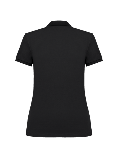 Polo-Shirt tailliert mit Logo aus Bio-Baumwolle