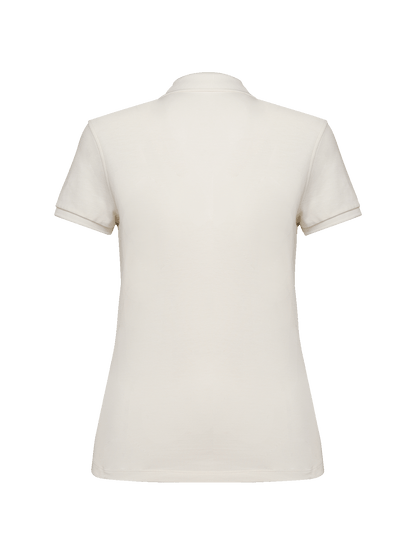 Polo-Shirt tailliert mit Logo aus Bio-Baumwolle